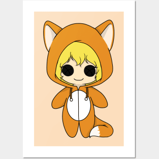 creepypasta judge angels fox costume doll Posters and Art